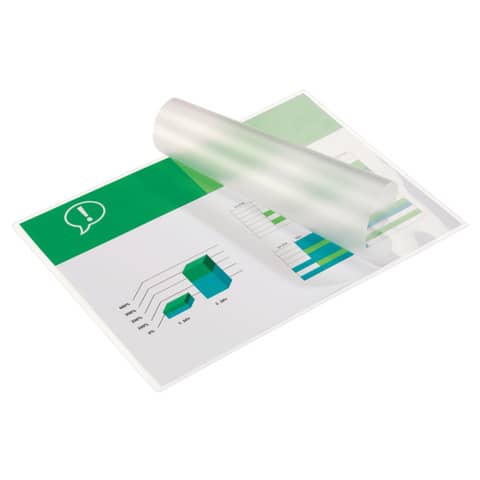 Pouches per plastificatrici a caldo GBC 2x175 µm finitura lucida A3 30,3x42,6 cm Conf. 100 pezzi - 3200746